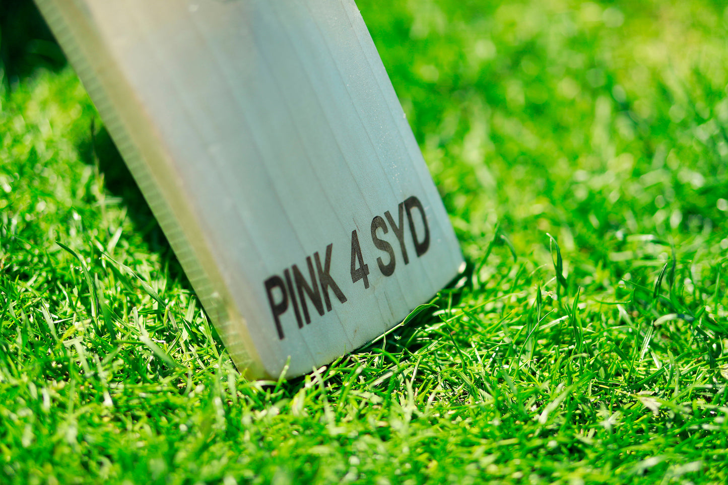 Limited edition Pink 4 Syd Zaman Akhter shirt (Large), plus a signed Kookaburra bat