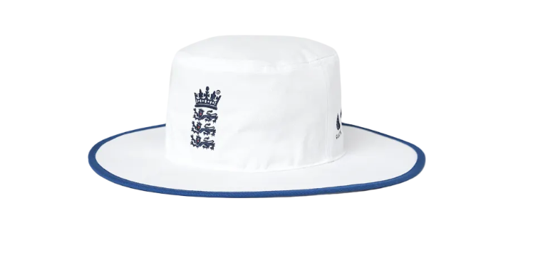 White Test Wide Brim Hat