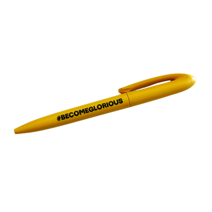 #BecomeGlorious Yellow Pen